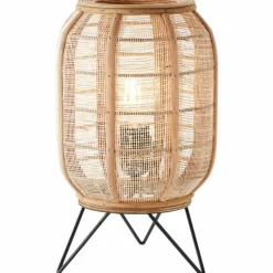 Lampes En Tissu-Luminaires Brilliant Lampe de table Brilliant-Leuchten Tanah Noir, 1 lumière