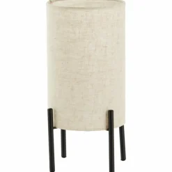 Lampes En Tissu-Luminaires Brilliant Lampe de table Brilliant-Leuchten Fairhill Noir, 1 lumière