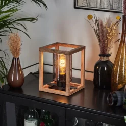 Suspension Verre Fumé-hofstein Lampe de table Brugg Écru, Noir, 1 lumière