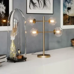 Lampes Dorées-By Rydéns Lampe de table By Rydens Avenue Or, 4 lumières