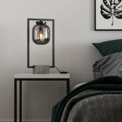 By Rydéns Lampe de table By Rydens Dixton Noir, 1 lumière