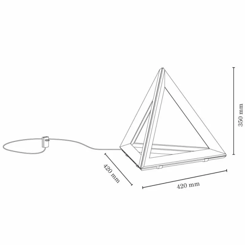 Luminaires Scandinaves-hofstein Lampe de table Cabildo LED Écru, 1 lumière