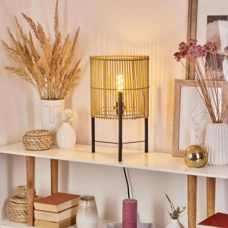 Luminaires Scandinaves-hofstein Lampe de table Calchines Noir, 1 lumière