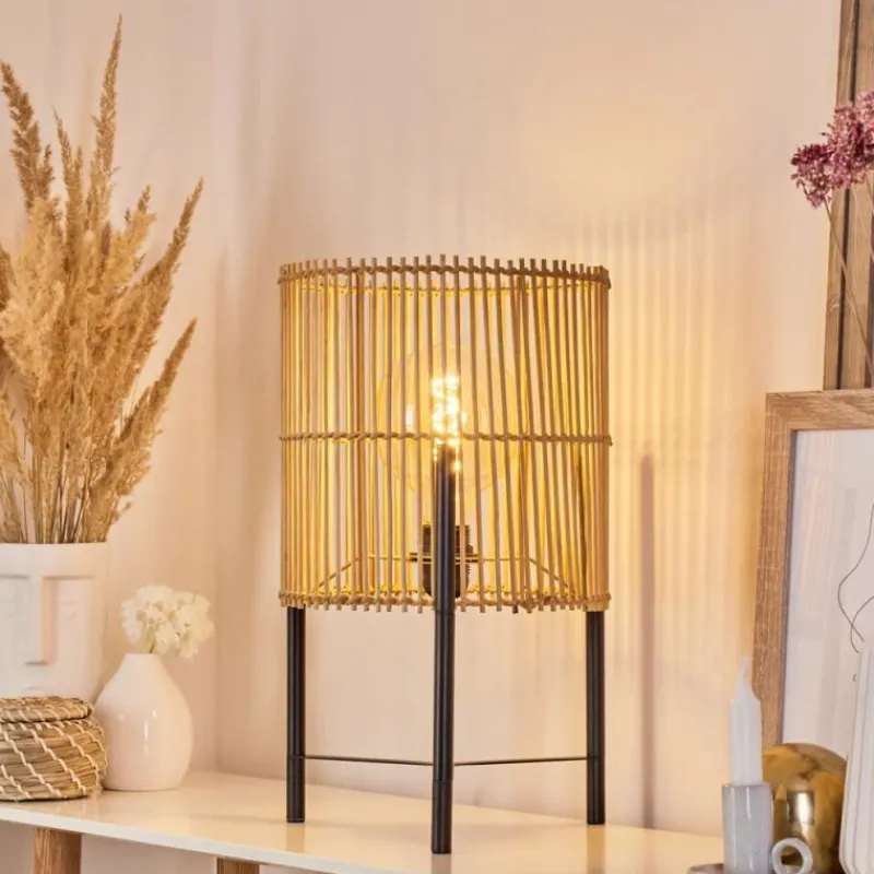 Luminaires Scandinaves-hofstein Lampe de table Calchines Noir, 1 lumière