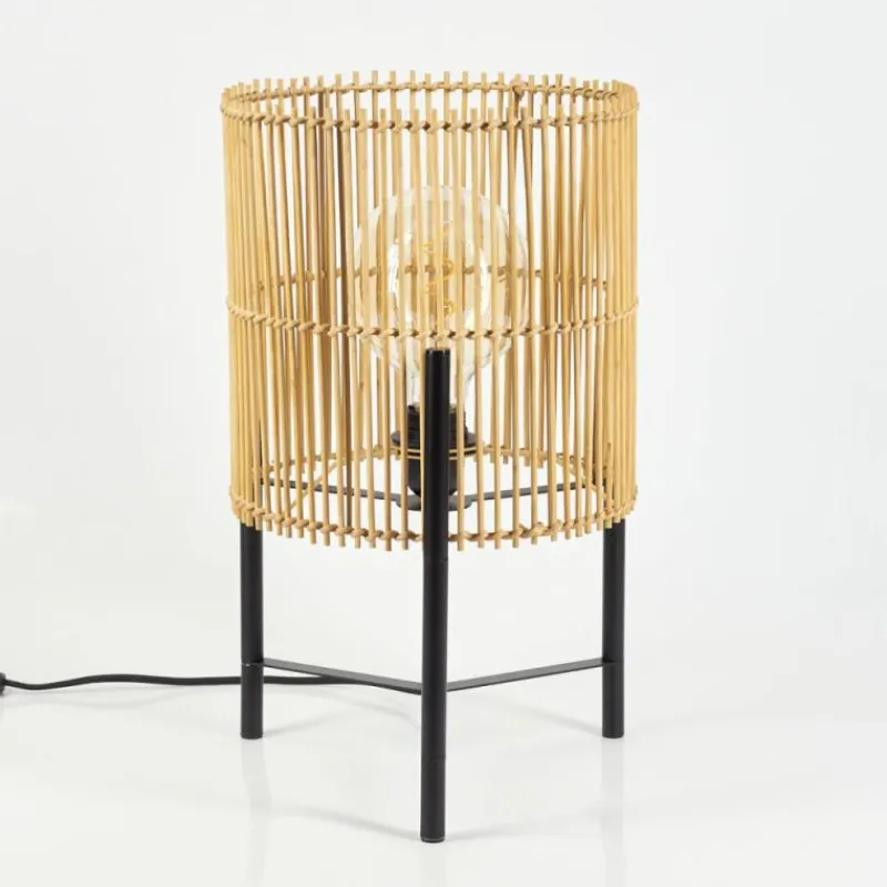 Luminaires Scandinaves-hofstein Lampe de table Calchines Noir, 1 lumière