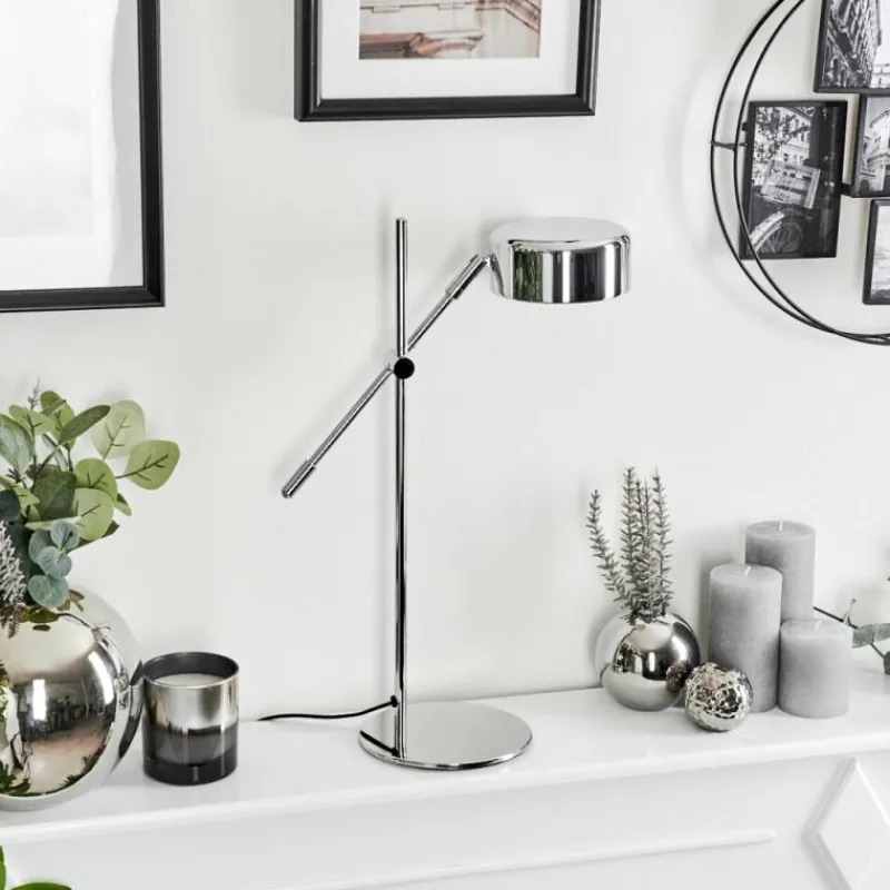 hofstein Lampe de table Camori Chrome, 1 lumière