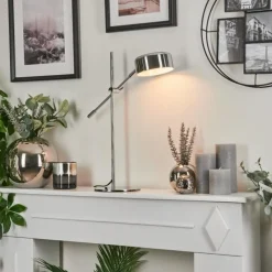 hofstein Lampe de table Camori Chrome, 1 lumière