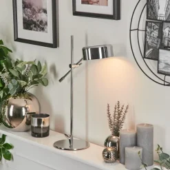 hofstein Lampe de table Camori Chrome, 1 lumière