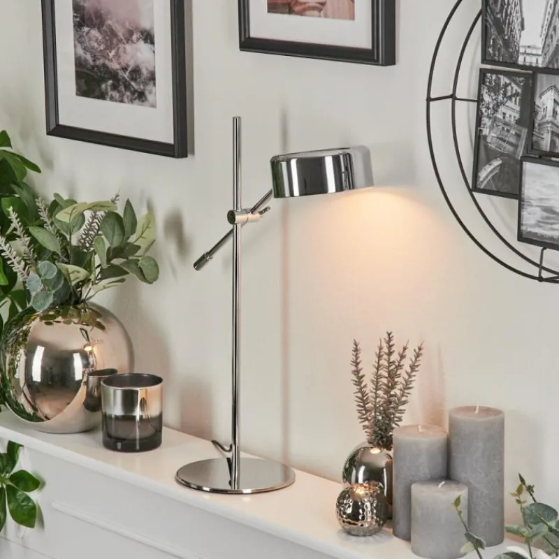 hofstein Lampe de table Camori Chrome, 1 lumière