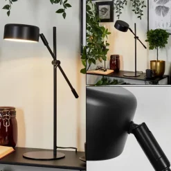 hofstein Lampe de table Camori Noir, 1 lumière
