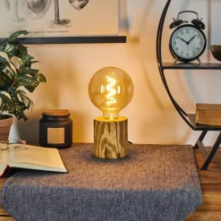 Lampes Vintages & Rétros-hofstein Lampe de table Canard Écru, Noir, 1 lumière