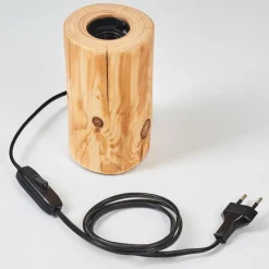 Luminaires Scandinaves-hofstein Lampe de table Canedo Brun, 1 lumière