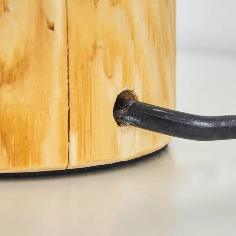 Luminaires Scandinaves-hofstein Lampe de table Canedo Brun, 1 lumière