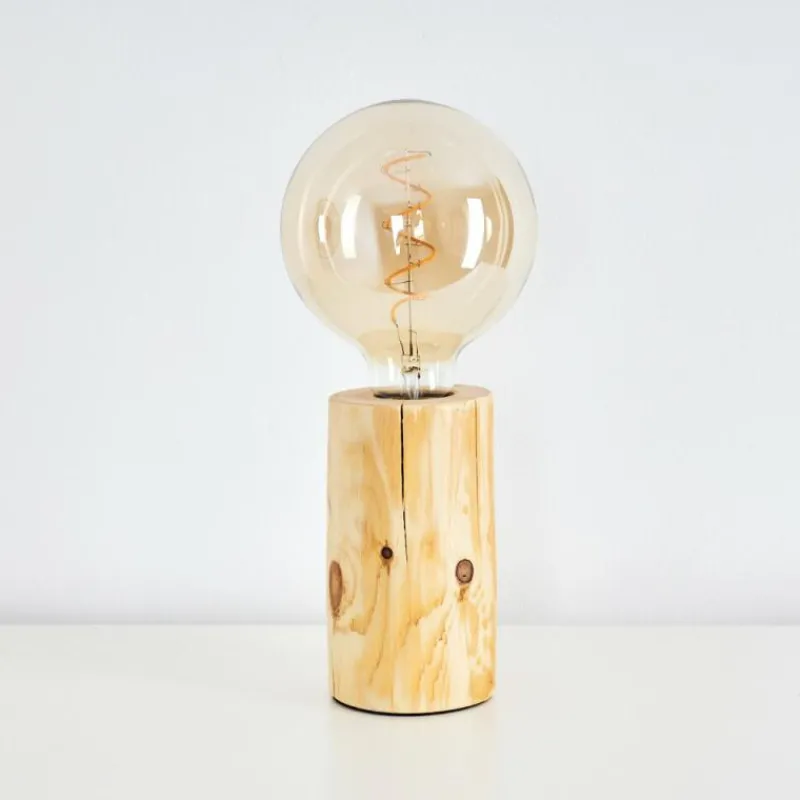 Luminaires Scandinaves-hofstein Lampe de table Canedo Brun, 1 lumière