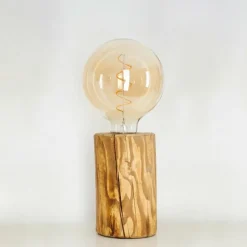 Luminaires Scandinaves-hofstein Lampe de table Canedo Écru, Noir, 1 lumière