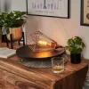 Lampes Vintages & Rétros-hofstein Lampe de table Cenova Cuivre, 1 lumière