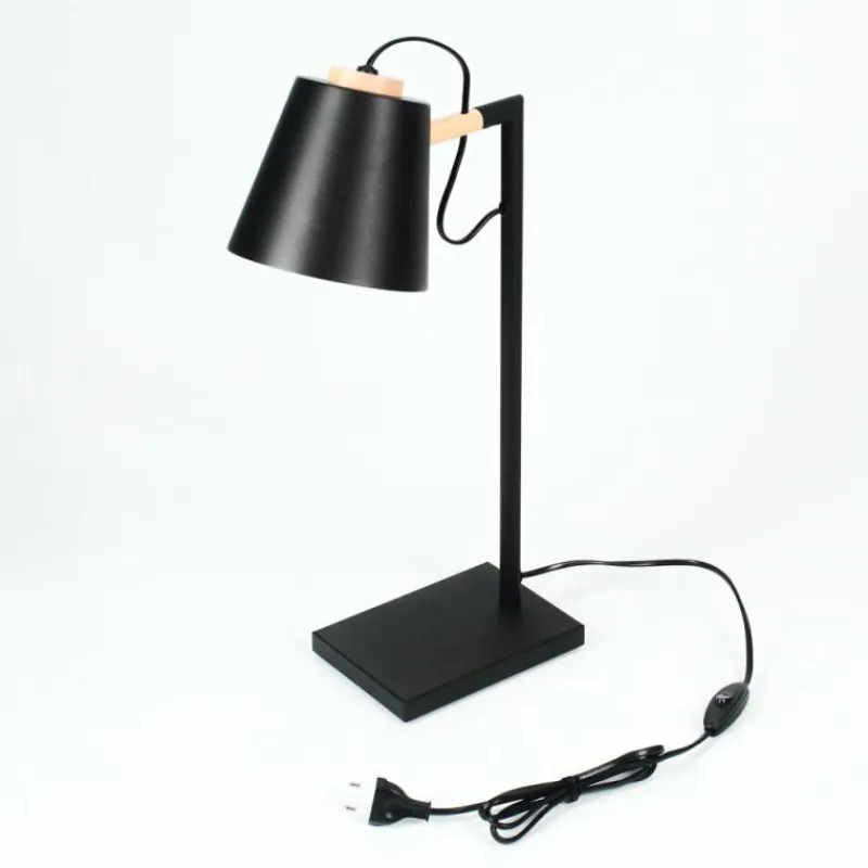 Luminaires Scandinaves-hofstein Lampe de table Cerrizal Écru, Noir, 1 lumière