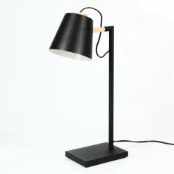 Luminaires Scandinaves-hofstein Lampe de table Cerrizal Écru, Noir, 1 lumière