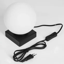 hofstein Lampe de table Chamouscady Noir, 1 lumière