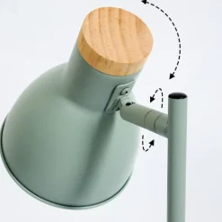 Luminaires Scandinaves-hofstein Lampe de table Chatsworth Vert, 1 lumière