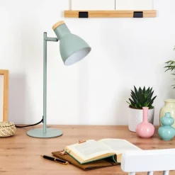 Luminaires Scandinaves-hofstein Lampe de table Chatsworth Vert, 1 lumière