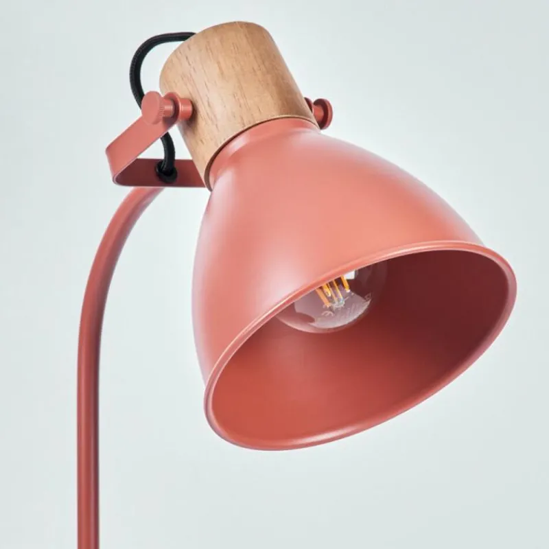 Luminaires Scandinaves-hofstein Lampe de table Chipou Rouge, 1 lumière