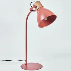 Luminaires Scandinaves-hofstein Lampe de table Chipou Rouge, 1 lumière