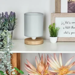 Lampes En Tissu-hofstein Lampe de table Chiuvi Écru, Blanc, 1 lumière