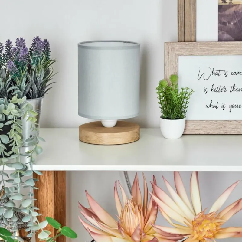 Lampes En Tissu-hofstein Lampe de table Chiuvi Écru, Blanc, 1 lumière