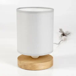Lampes En Tissu-hofstein Lampe de table Chiuvi Écru, Blanc, 1 lumière