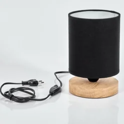 Lampes En Tissu-hofstein Lampe de table Chiuvi Écru, Noir, 1 lumière