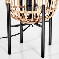 Luminaires Orientaux-hofstein Lampe de table Combeima Noir, 1 lumière