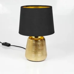 Lampes En Tissu-hofstein Lampe de table Corcovada Or, 1 lumière