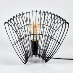 Lampes Industrielles-hofstein Lampe de table Corvallis Noir, 1 lumière