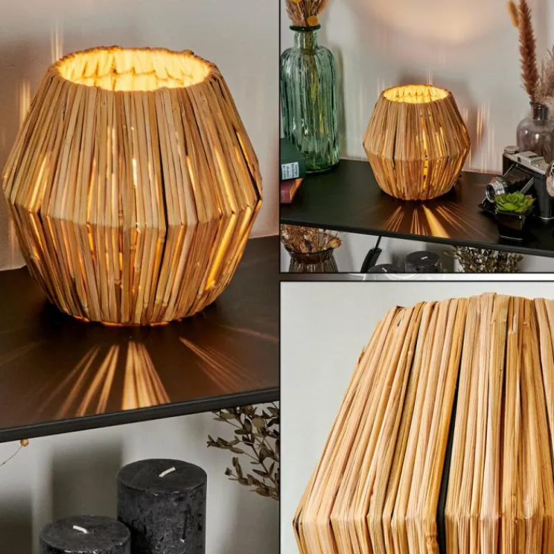 Luminaires Scandinaves-hofstein Lampe de table Cricket Écru, Noir, 1 lumière