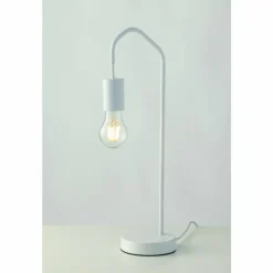 Lampes Industrielles-Luce Design Lampe de table Cuyama Blanc, 1 lumière