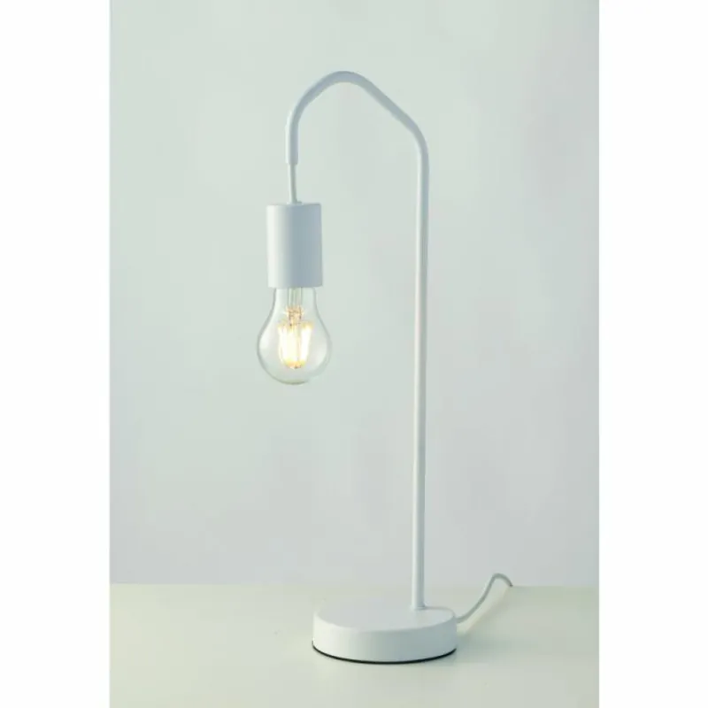 Lampes Industrielles-Luce Design Lampe de table Cuyama Blanc, 1 lumière