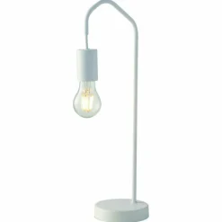 Lampes Industrielles-Luce Design Lampe de table Cuyama Blanc, 1 lumière