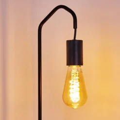 Lampes Industrielles-hofstein Lampe de table Cuyama Noir, 1 lumière