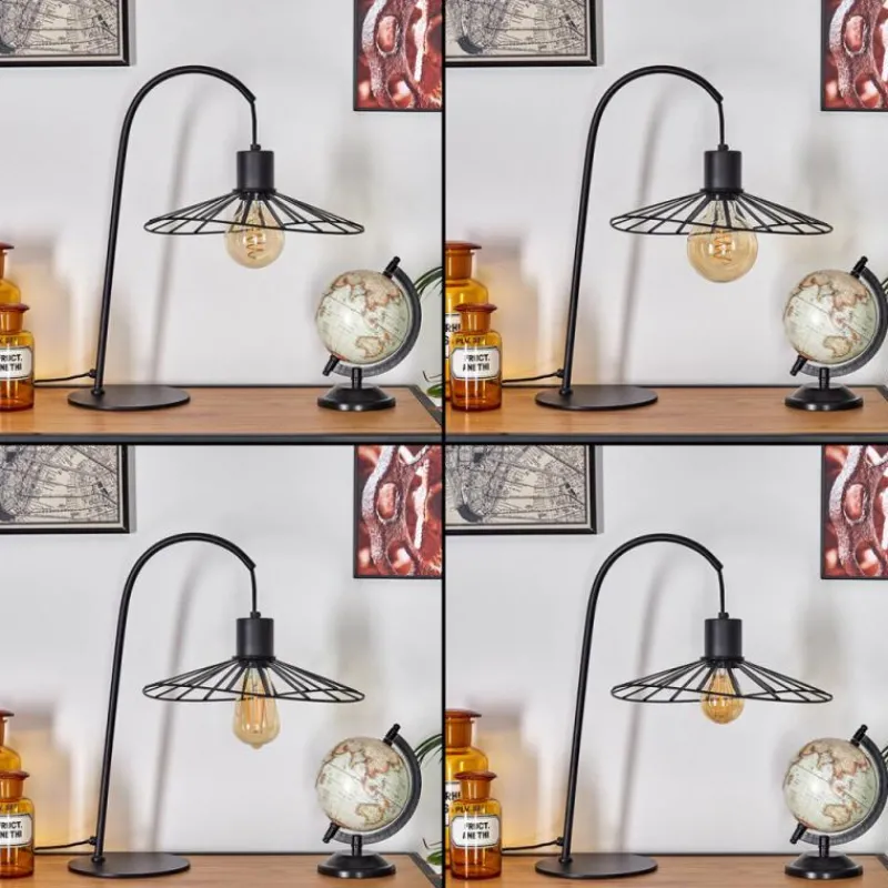 hofstein Lampe de table Daesi Noir, 1 lumière