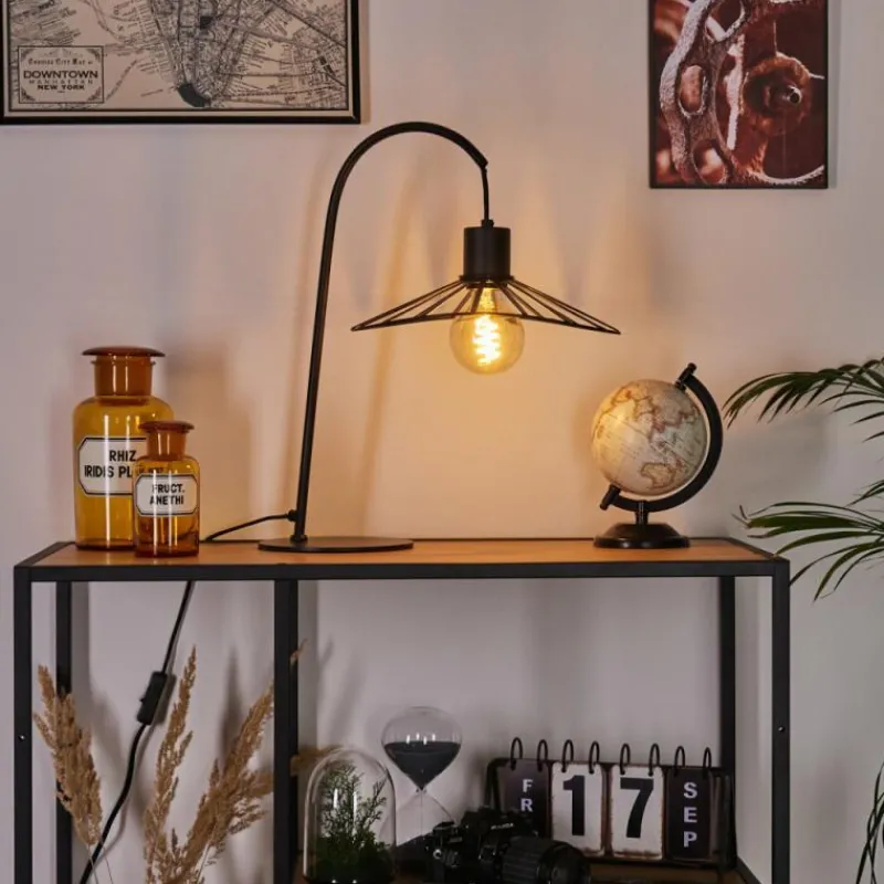 hofstein Lampe de table Daesi Noir, 1 lumière