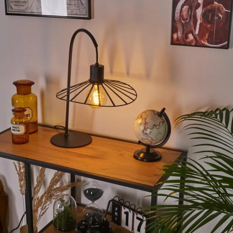 hofstein Lampe de table Daesi Noir, 1 lumière