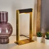 Lampes Dorées-hofstein Lampe de table Denhigh LED Or, Laiton, Noir, 1 lumière