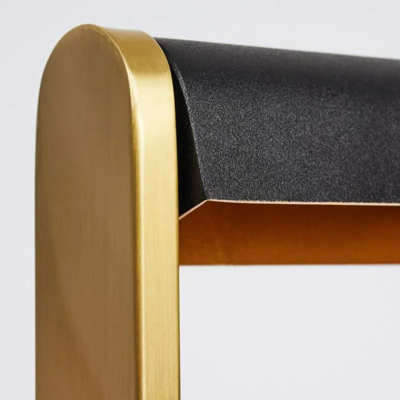 Lampes Dorées-hofstein Lampe de table Denhigh LED Or, Laiton, Noir, 1 lumière