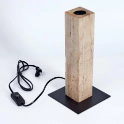 Lampes Vintages & Rétros-hofstein Lampe de table Derville Écru, Noir, 1 lumière