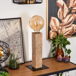 Lampes Vintages & Rétros-hofstein Lampe de table Derville Écru, Noir, 1 lumière