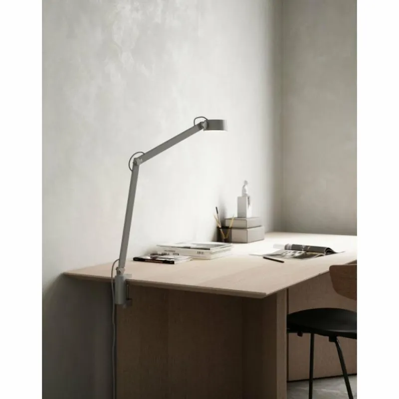 Luminaires Scandinaves-Design For The People by Nordlux Lampe de table NOBU LED Gris, 1 lumière