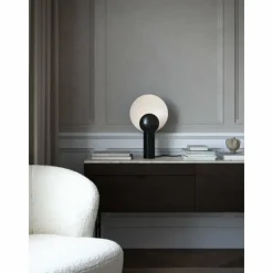 Luminaires Scandinaves-Design For The People by Nordlux Lampe de table CACHÉ Noir, Blanc, 1 lumière