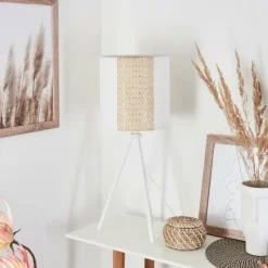 Luminaires Scandinaves-hofstein Lampe de table Desroches Blanc, 1 lumière