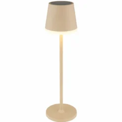 Luminaires Globo Lighting Lampe de table d'extérieur, Lampe solaire LED Sable, Blanc, 1 lumière